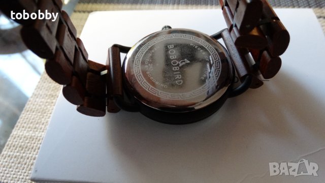 Дървен кварцов часовник Бобо бърд, Bobo Bird, снимка 5 - Мъжки - 43667224