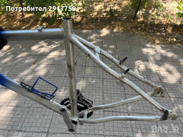 Алуминиева рамка с вилка за велосипед 28 цола, снимка 3 - Части за велосипеди - 48387499