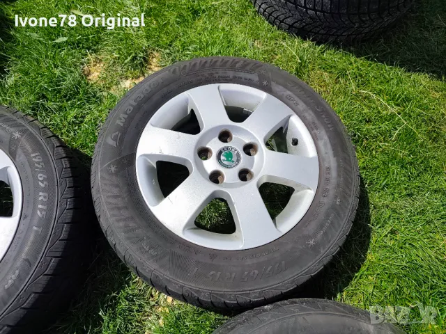 ПРОМО Алуминиеви Джанти за SKODA OCTAVIA 5x112 15 цола.Отлично състояние., снимка 5 - Гуми и джанти - 50244366