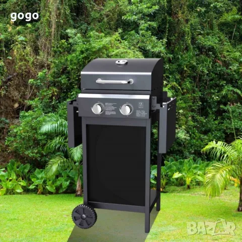 Газово барбекю Muhler с 2 горелки, 2x2.8kW, снимка 4 - Скари - 50292342