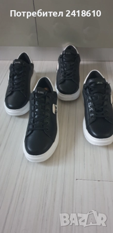 Karl Lagerfeld Leather Mens Size 45/29см 44/28 ОРИГИНАЛ! Мъжки спортно - елегантни обувки / кецове/ , снимка 6 - Кецове - 52335896