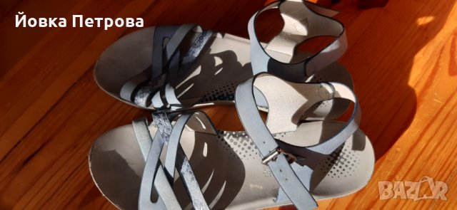 Продавам сандали дамски, светлосини,  , снимка 2 - Сандали - 33688471