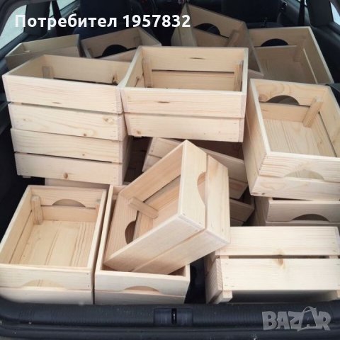 Малка декоративна дървена щайга ръчна изработка, снимка 3 - Дърводелски услуги - 26227694