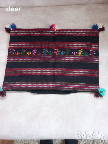 Битова, ръчно тъкана калъфка за възглавница, снимка 3 - Гоблени - 43263371