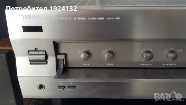YAMAHA AX-492 мощен транзисторен усилвател, снимка 3 - Ресийвъри, усилватели, смесителни пултове - 52933862