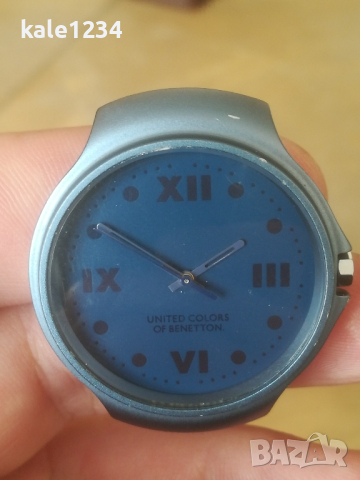 Часовник. United colours of benetton. Бенетон. Blue watch. , снимка 3 - Мъжки - 44858265