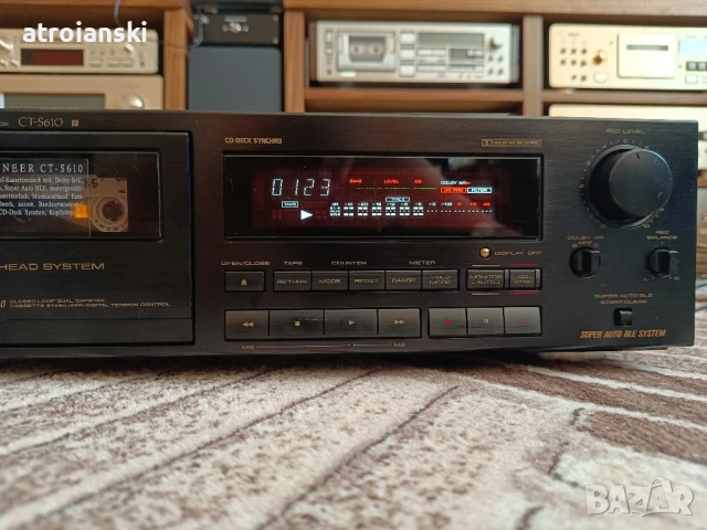Pioneer CT-S610 Stereo Cassette deck, снимка 4 - Декове - 49915756