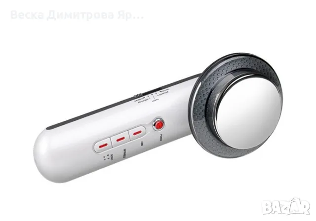 Ултразвуков масажор за лице и тяло с LED микроелектрически EMS масаж, снимка 6 - Други - 47597429