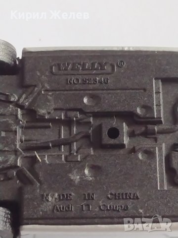 Метална количка AUDI TT COUPE MADE IN CHINA перфектно състояние за КОЛЕКЦИОНЕРИ 41780, снимка 7 - Колекции - 43293721