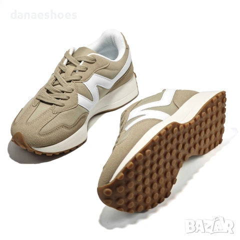 Дамски маратонки New в бежово , снимка 5 - Маратонки - 53060030