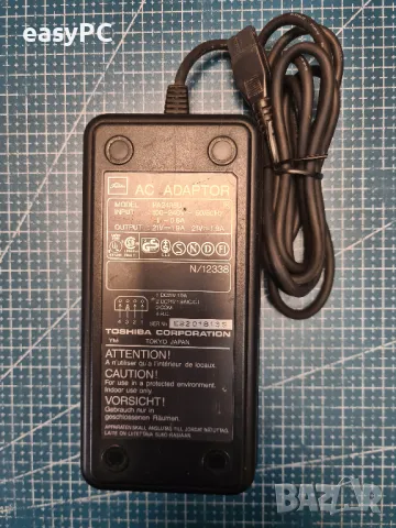 Оригинален захранващ адаптер TOSHIBA PA2408U , снимка 2 - Части за лаптопи - 47839258