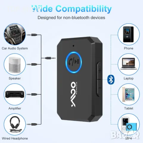 Аудио приемник/ предавате ML101S Bluetooth 5.2, снимка 9 - Слушалки и портативни колонки - 48476923