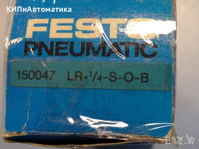пневматичен регулатор Festo LR-1/4-S-O-B 15 0047 Pneumatic Pressure Regulator 0-10Bar, снимка 9 - Резервни части за машини - 53151584
