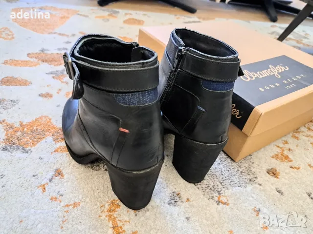 Wrangler дамски боти, 38, естествена кожа, снимка 2 - Дамски боти - 48393191