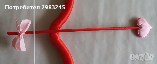 Лък със стрела Купидон, снимка 2 - Романтични подаръци - 53131789