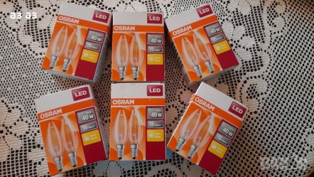 Osram led крушка- А++/4W/230V/2700K