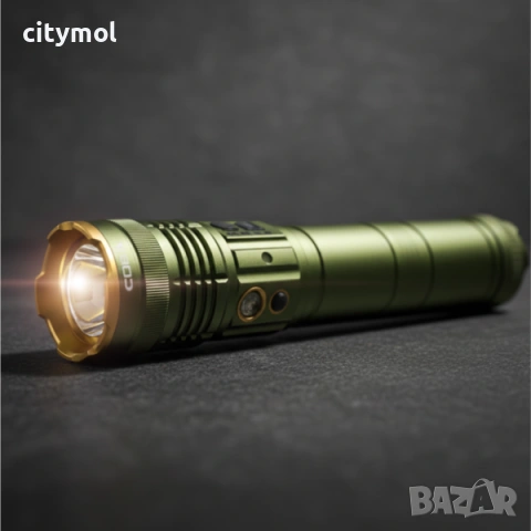 Супер мощен трицветен LED фенер COBA CB-G905, TG-Wick 3000M, снимка 2 - Къмпинг осветление - 53434506