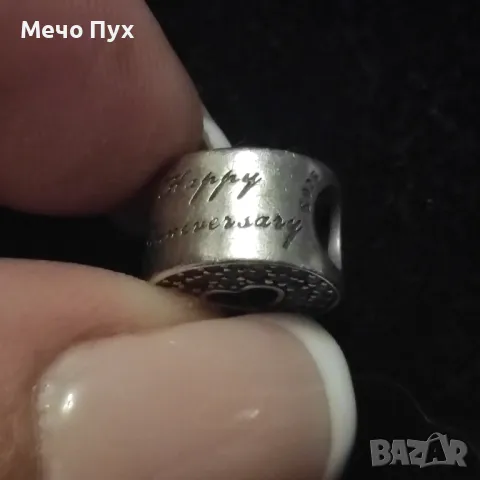 Сребърна висулка Пандора (52), снимка 6 - Колиета, медальони, синджири - 49318649