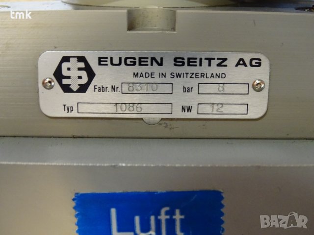 Пневматичен разпределител EUGEN SEITZ 1086 pneumatic valve, снимка 5 - Резервни части за машини - 36983162