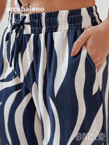 Дамски панталон с широки райета ZEBRAVIBE, 3цвята , снимка 13 - Панталони - 49970404