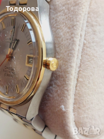 Мъжки Часовник Омега,злато стомана ,Omega Constellation-швейцарски електромеханичен часовник 1970, снимка 3 - Мъжки - 52016396