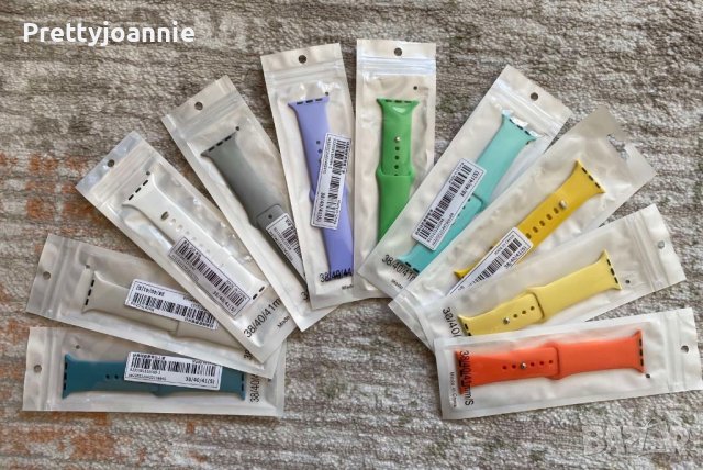 Намаление!Силиконови каишки Apple Watch 38/40/41 m