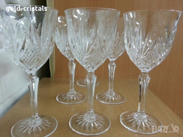  кристални чаши , снимка 10 - Антикварни и старинни предмети - 26225611