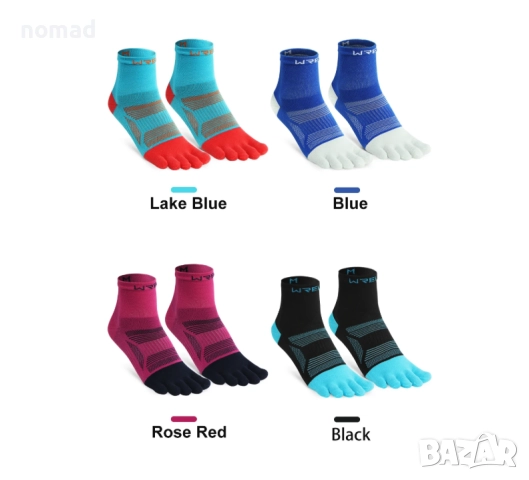 Спортни чорапи с пет пръста I WRELS, снимка 15 - Мъжки чорапи - 52705327