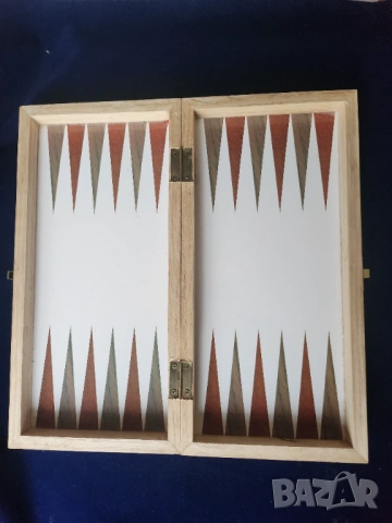 шах с к-т фигури 29х29 см / малък пирографиран 17х17 см с фигури / хартиен шах / фигури големи, снимка 5 - Шах и табла - 52583035
