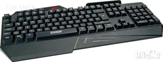 Геймърска клавиатура SCHWAIGER Gaming Tastatur GT108, RGB подсветка, снимка 5 - Клавиатури и мишки - 48657251