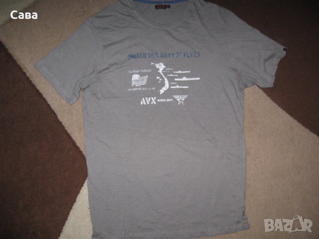 Тениски AVIREX, MEYSIKIM  мъжки,М-Л, снимка 6 - Тениски - 37169425