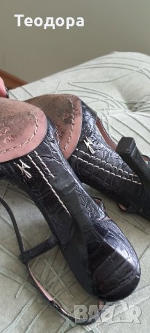 Естествена кожа, снимка 5 - Дамски елегантни обувки - 32857613