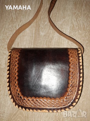 Ретро  Дамска  Кожена  Чанта ЕСТЕСТВЕНА КОЖА , снимка 6 - Чанти - 43942547