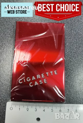 Нова Алуминиева малка кутия за слим цигари метална цигарена табакера с копче и пружина модна стилна , снимка 9 - Табакери - 39419424