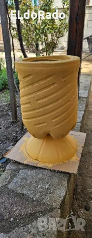 бетонна кашпа/саксия , снимка 4 - Саксии и кашпи - 49848819