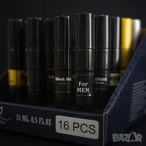 Лукс в джобен формат – 15 ml,  Изтънчени парфюми - 1 кутия = 16броя, снимка 13 - Унисекс парфюми - 51947623