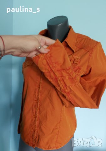 Памучна спортна риза "Garcia" genuine denim, снимка 3 - Ризи - 14430838