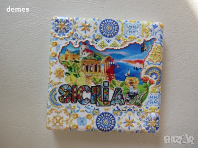Магнит от Сицилия, Италия, снимка 2 - Колекции - 48038496
