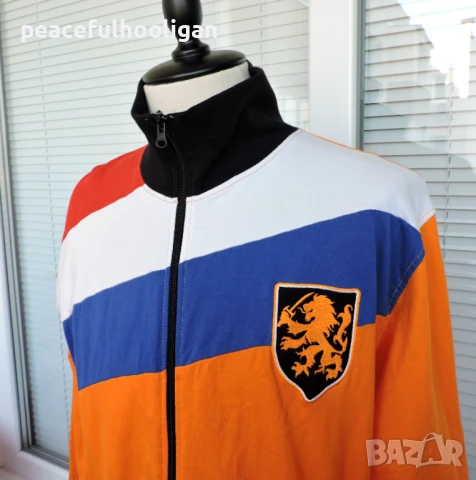 Holland Collection Vintage - мъжко спортно горнище на холандския национален отбор размер L , снимка 3 - Спортни дрехи, екипи - 50837100