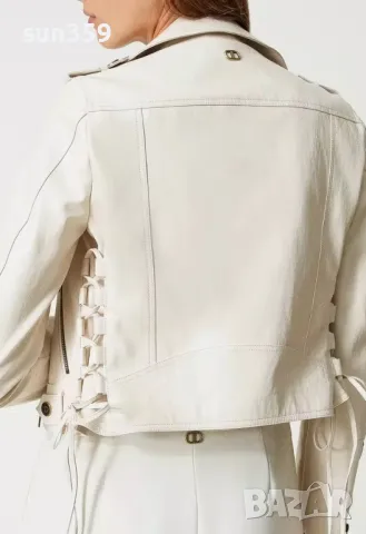 Ново кожено яке Twinset, снимка 2 - Якета - 48218864