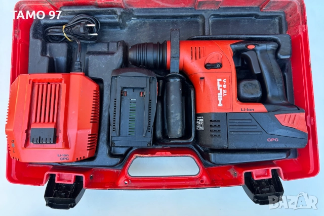 Hilti TE 6-A - Акумулаторен перфоратор 2x36V 3.0Ah , снимка 2 - Перфоратори - 52819183