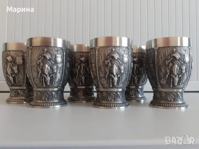 Немски чаши за вино и ракия, 90 мл. Antik*Vintage #82