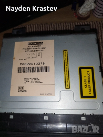 Мултимедия HONDA 39541, снимка 3 - Навигация за кола - 52469862