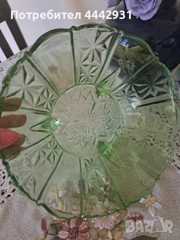 Стъклени фруктиери, снимка 7 - Сервизи - 50796027