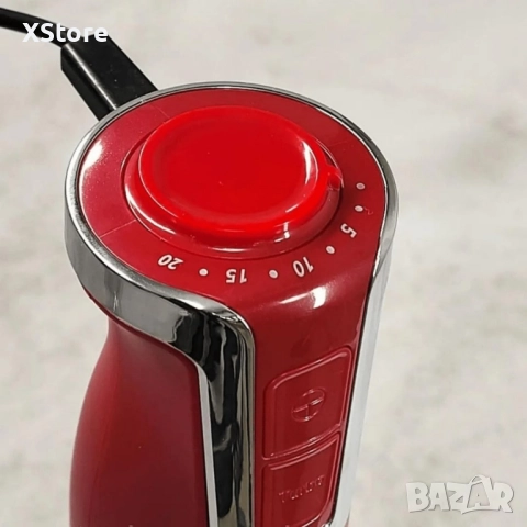 Ръчен пасатор Royalty Line RL-ESTM800, 800W с неръждаема стомана и регулатор на скоростта, снимка 7 - Чопъри и пасатори - 52218637