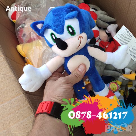 Плюшена играчка Sonic таралежът Соник кукла за феновете на поредицата, снимка 5 - Плюшени играчки - 43301003