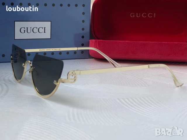 GUCCI дамски слънчеви очила 2 цвята черни кафяви , снимка 8 - Слънчеви и диоптрични очила - 50741247