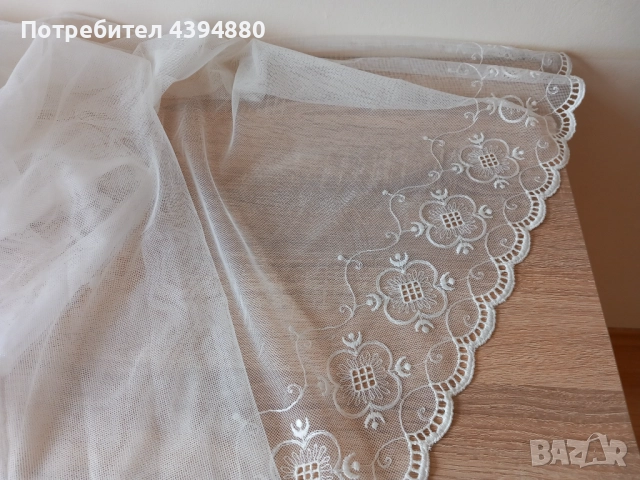 Малко перде от дантела , снимка 3 - Пердета и завеси - 52142351