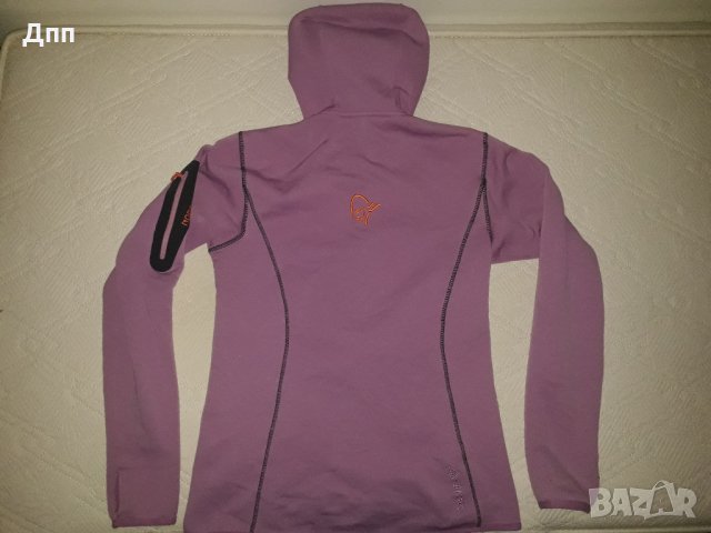 Norrona Warm2 Stretch Zip Hood (S) -дамски суичър, снимка 2 - Суичъри - 26718819