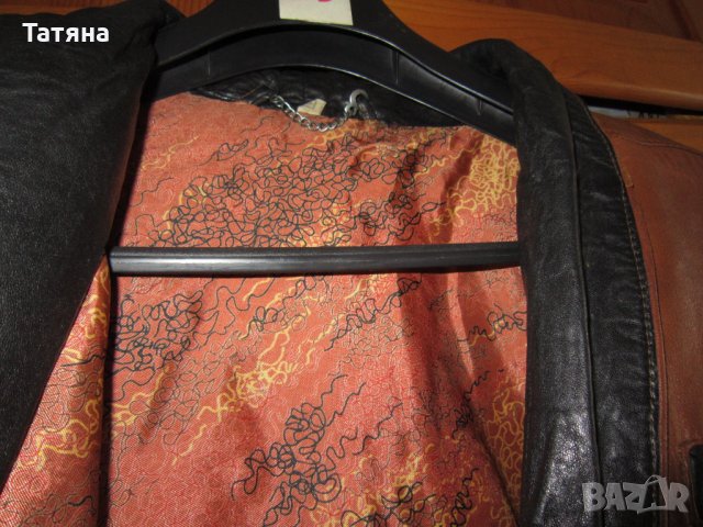  Кожено яке  Дамско  ИТАЛИЯ, снимка 4 - Якета - 28672618